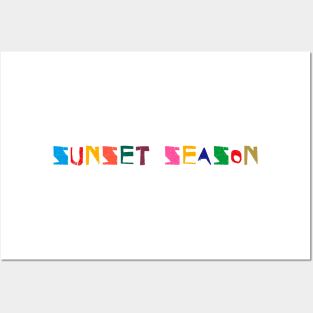 sunset season Posters and Art